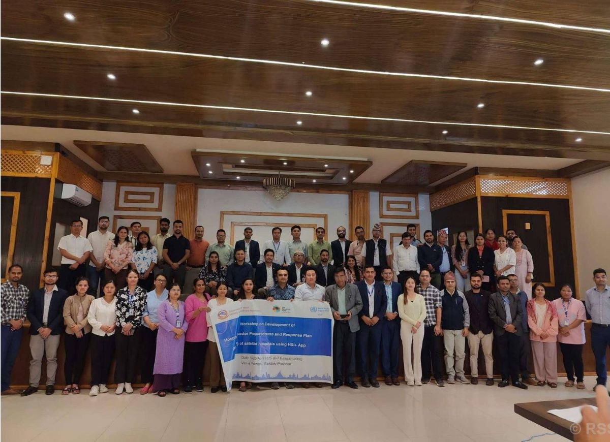 Disaster preparedness and response plan developed at 12 satellite hospitals in Gandaki