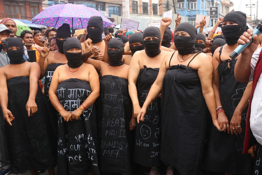 Cooperative Victims Protest in Kathmandu