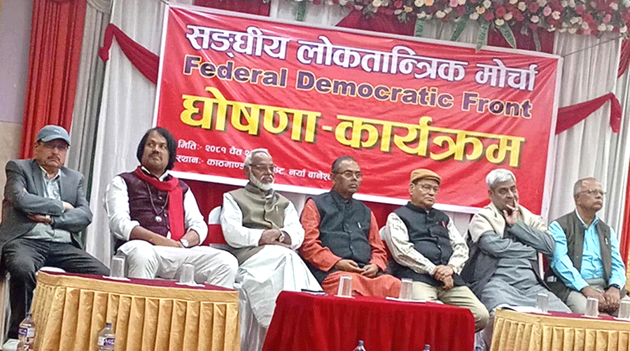 Federal Democratic Front announced
