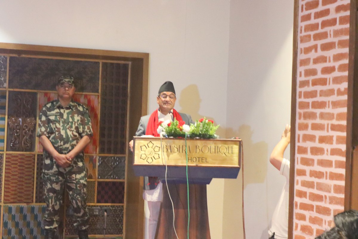 Home Minister for building emergency godown in local level
