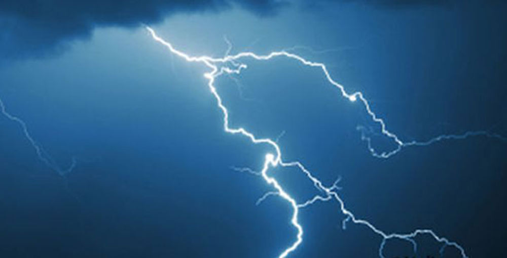 Infant dies after being struck by lightning, mother injured