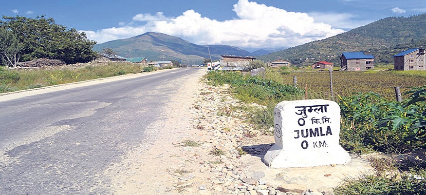 Road reaches distant wards of Jumla