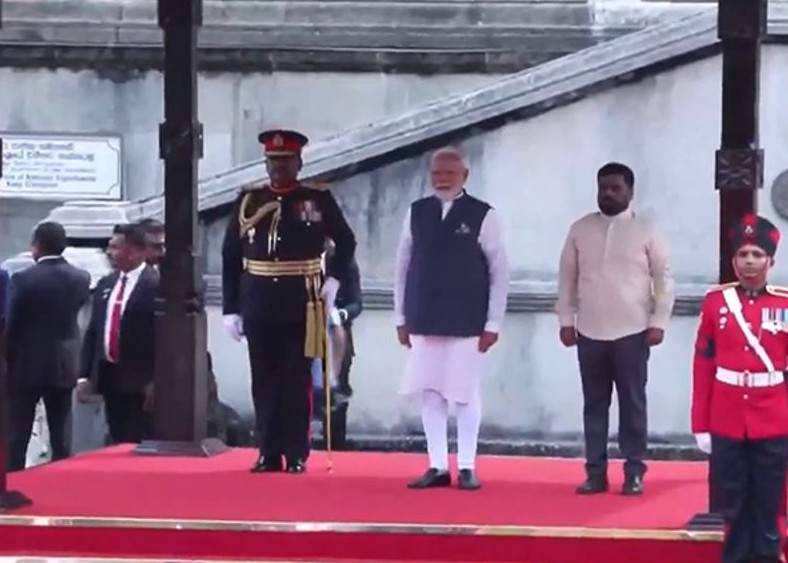 PM Modi receives ceremonial welcome as he begins Sri Lanka visit
