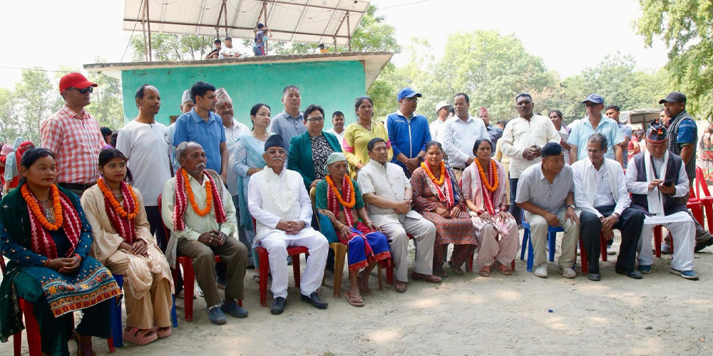 Chair Dahal pledges to materialize martyrs’ dream
