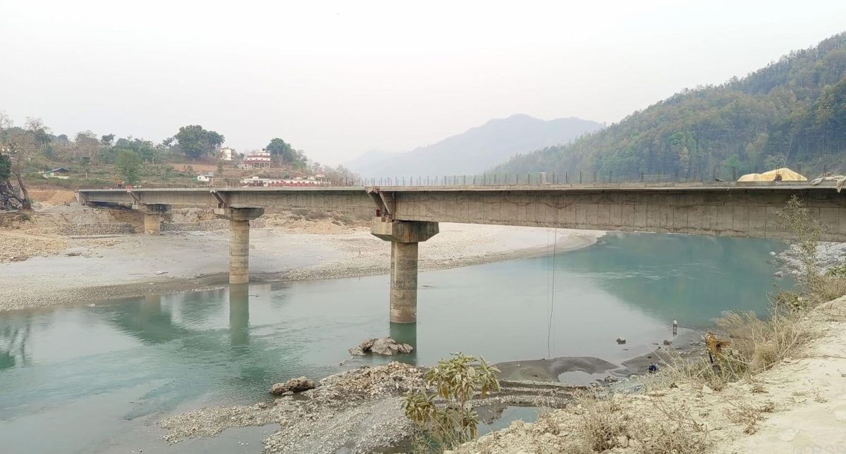 Bridge linking Gandaki and Lumbini provinces constructed