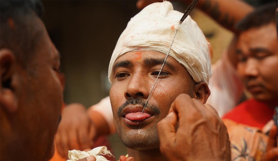 Sujan from Bode to pierce his tongue for the third time on Baisakh 2
