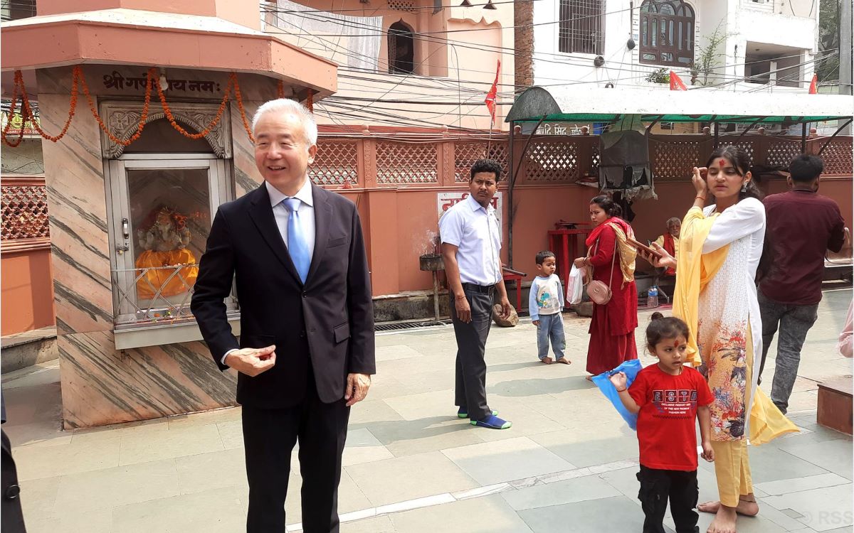 Japanese Ambassador Toru visits religious sites in Birgunj