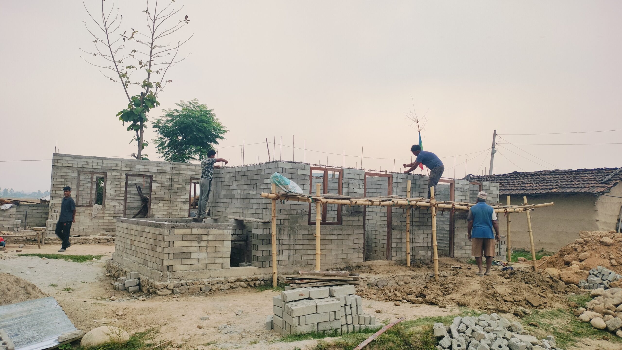 Construction of safe houses for marginalised group nears completion in Kanchanpur