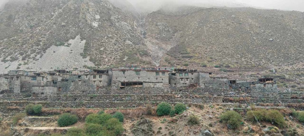 18 families relocated after dry landslide in Humla’s Tilgaun