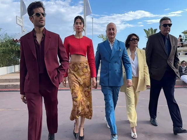‘Suited and booted’ Anupam Kher, Boman Irani gear up for Cannes screening of their film Tanvi The Great