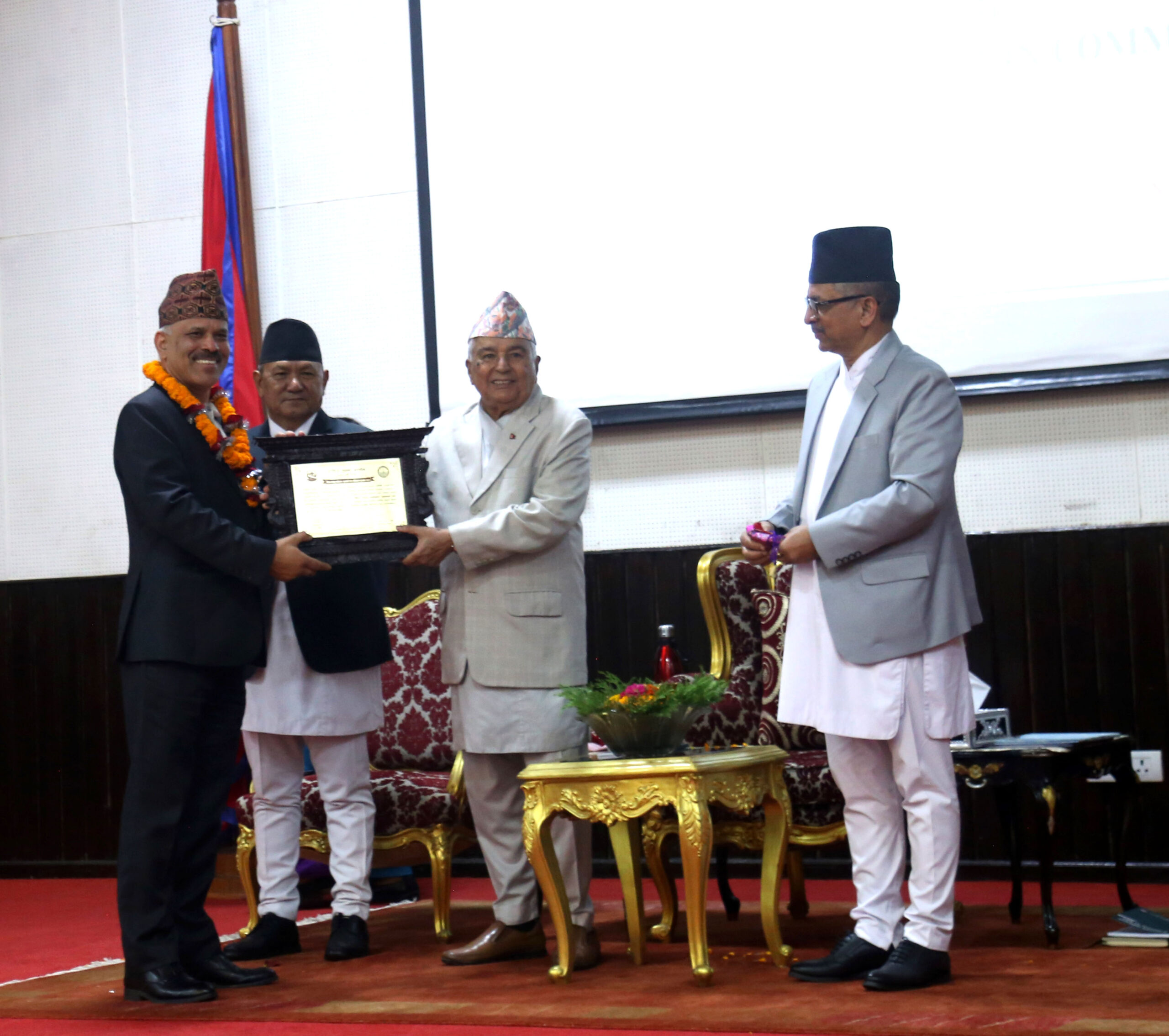 ‘Binaya Kasajoo Outstanding Information Campaigner Award to senior journalist Dahal