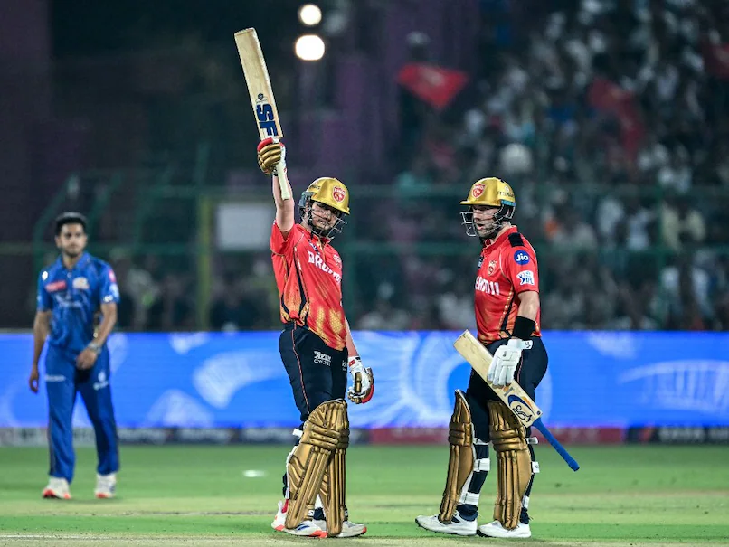 PBKS secures top-two finish for first time in 11 years after seven-wicket win over MI