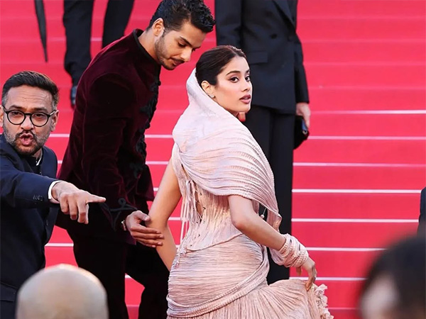 India at Cannes: Janhvi Kapoor, Ishaan Khatter make their big red carpet debut ahead of ‘Homebound’ screening