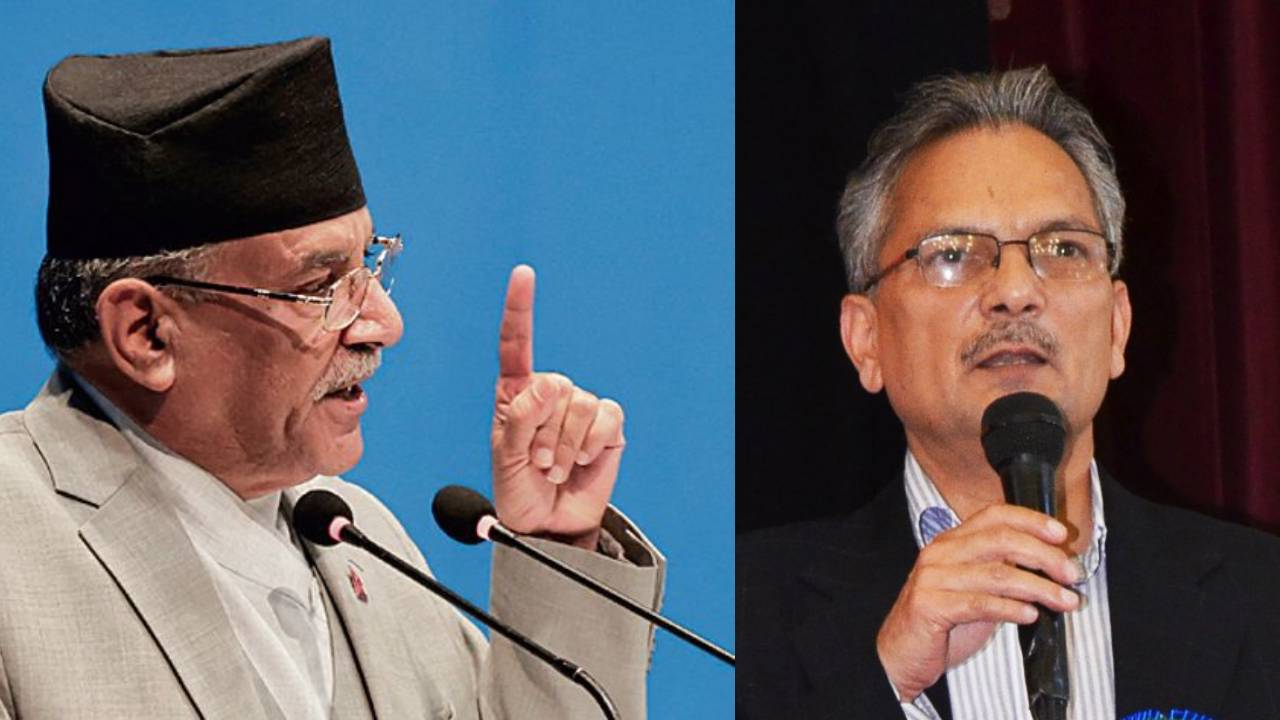 Baburam’s aide Gurung hits back at Prachanda