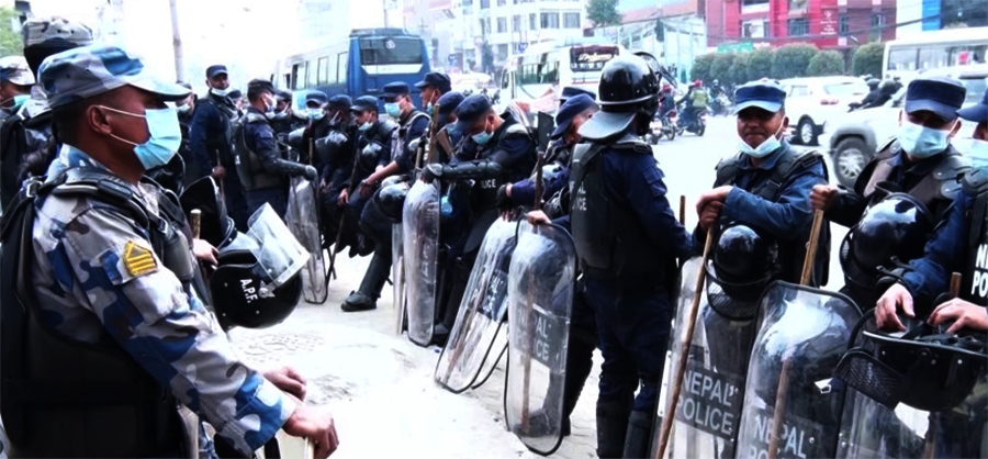 Tight security in Kathmandu amid Republic Day celebrations, royalist protests