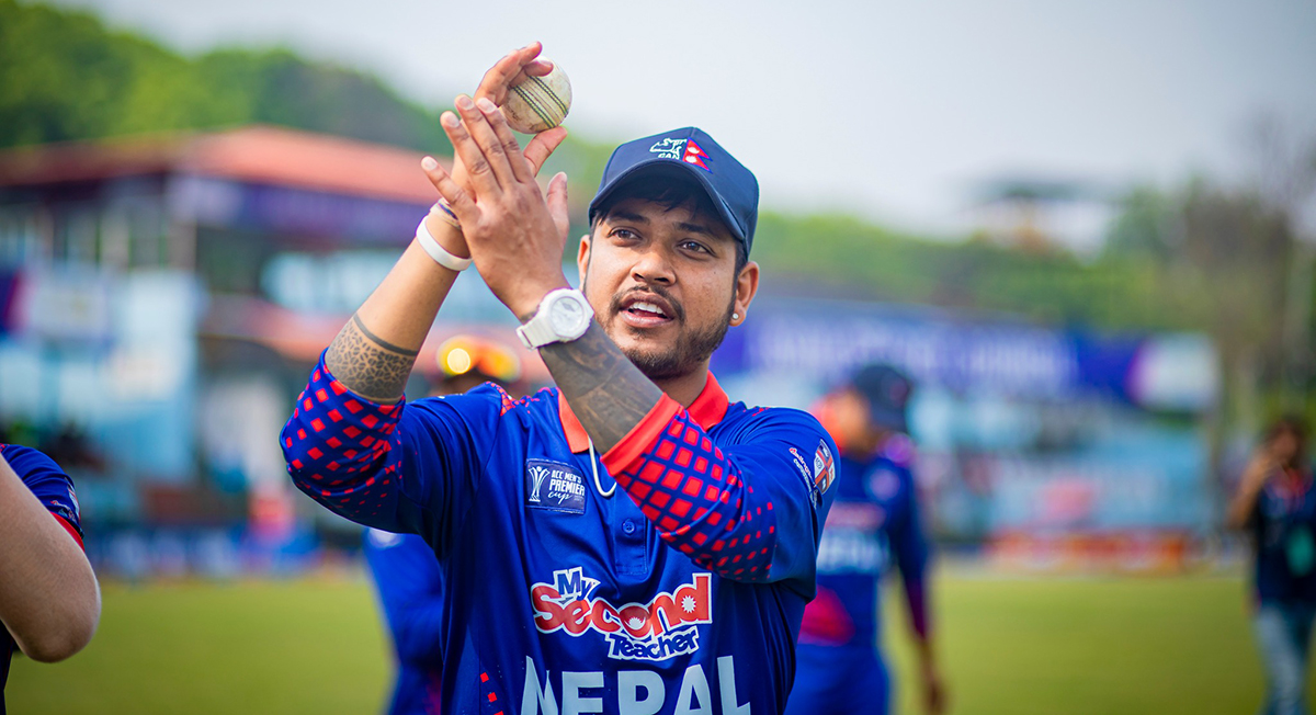 Sandeep Lamichhane jumps 41 spots in ICC T20I bowling rankings