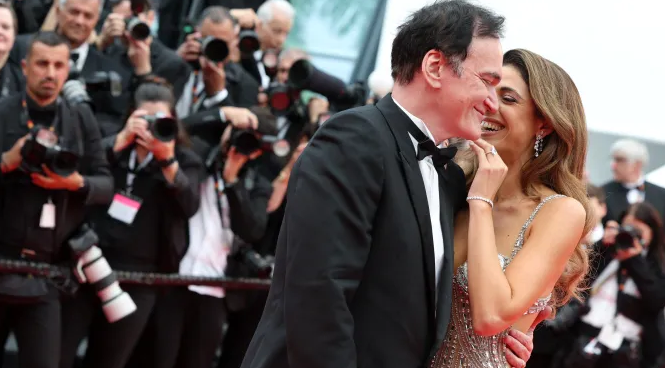 Quentin Tarantino attends Cannes 2025 opening ceremony