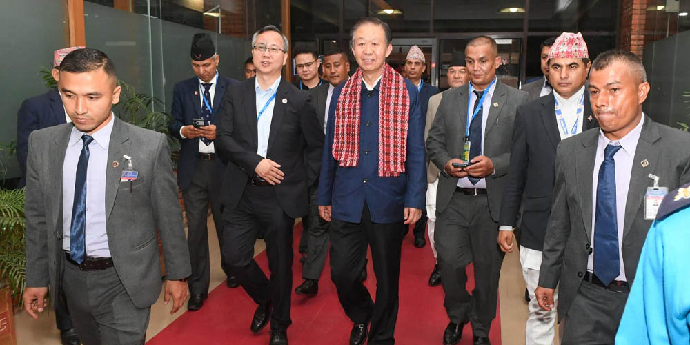 Chinese NPC’s Vice Chairman Xiao Jie in Kathmandu