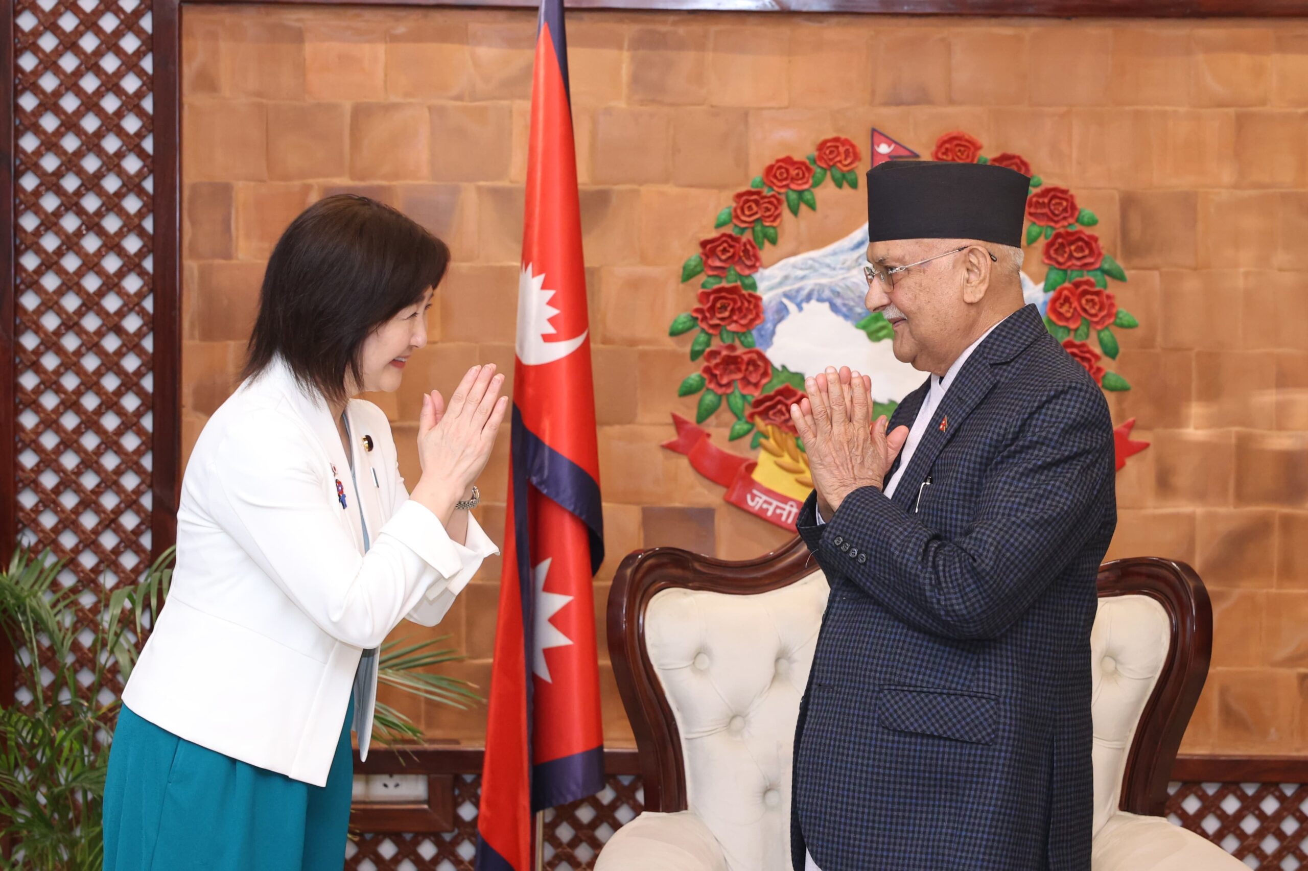 Japanese Parliamentary Vice-Minister for Foreign Affairs calls on PM Oli