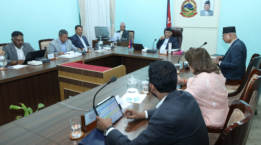 PM Oli schedules Cabinet meeting for this evening