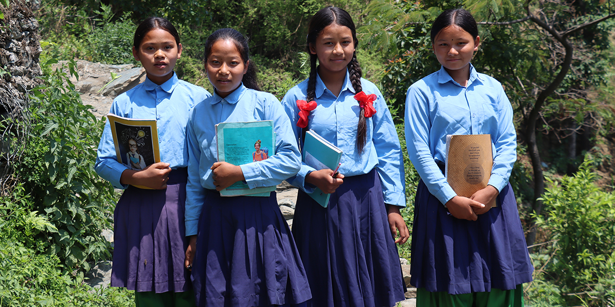 Chepang children in a Chitwan community school achieving outstanding results