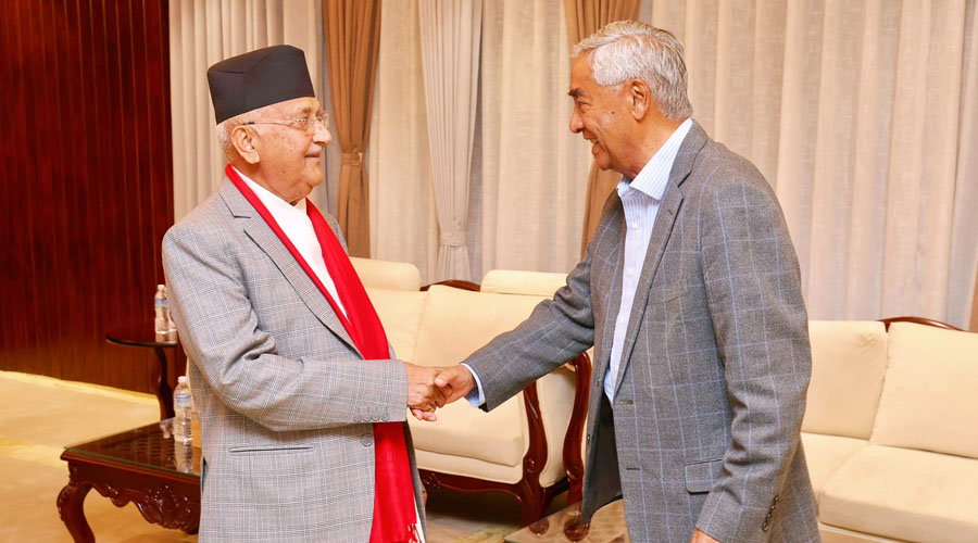 Cabinet meeting postponed, Oli and Deuba set for talks