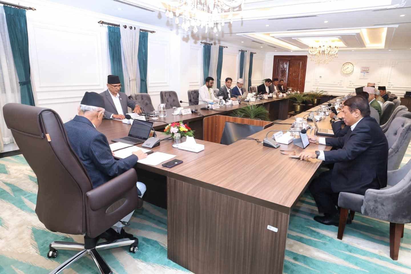 Cabinet meeting convenes at Baluwatar