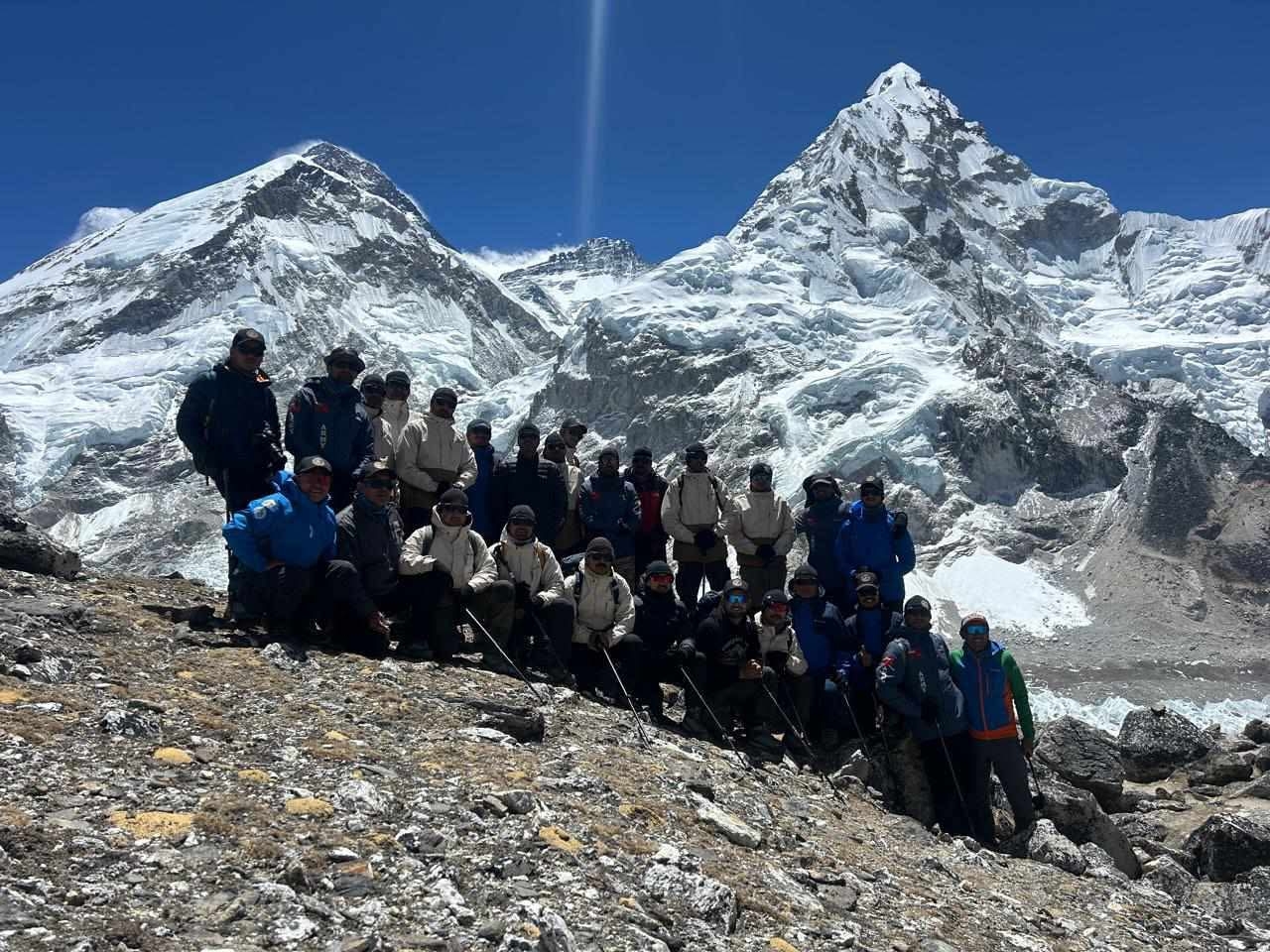Indian Army team successfully summits Mount Everest
