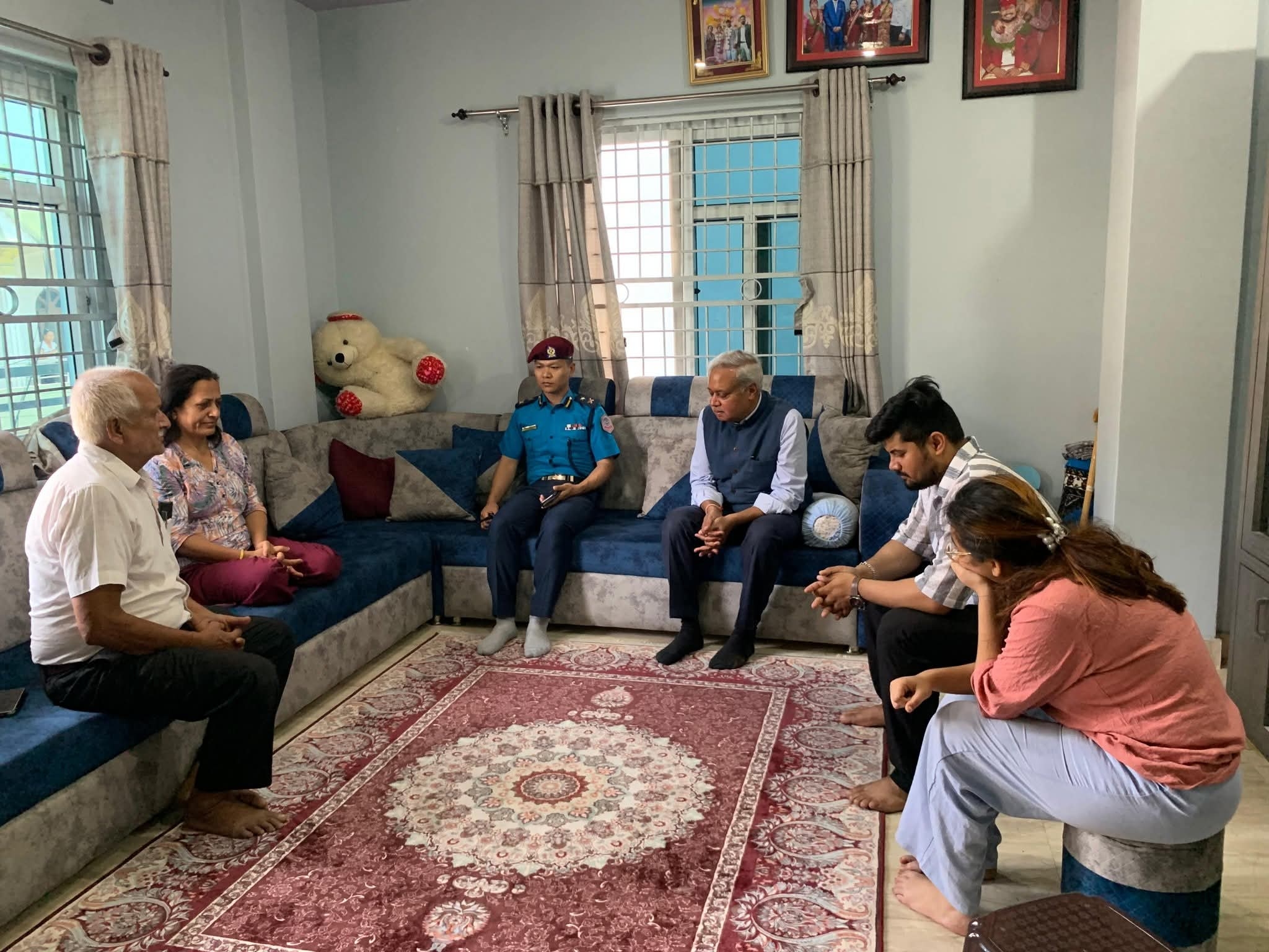 Indian Ambassador meets Pahalgam attack victim Neupane’s family