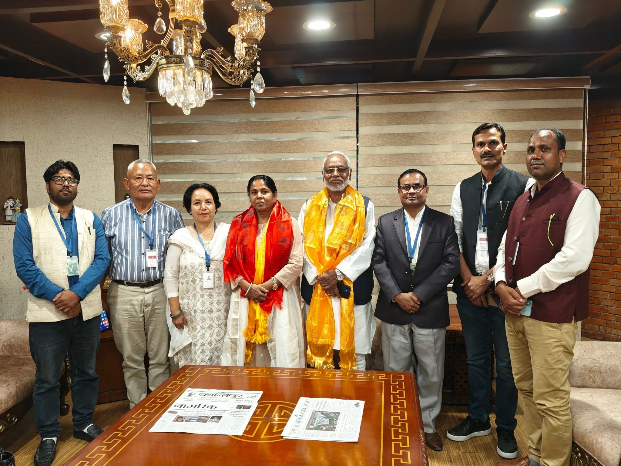 Rajendra Mahato departs for U.S. to attend Madhesi conference in Virginia