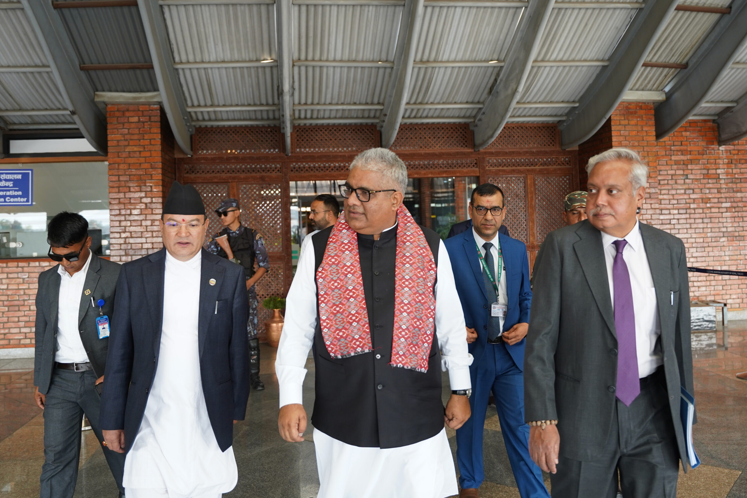 Indian Forest Minister arrives for Sagarmatha Sambaad
