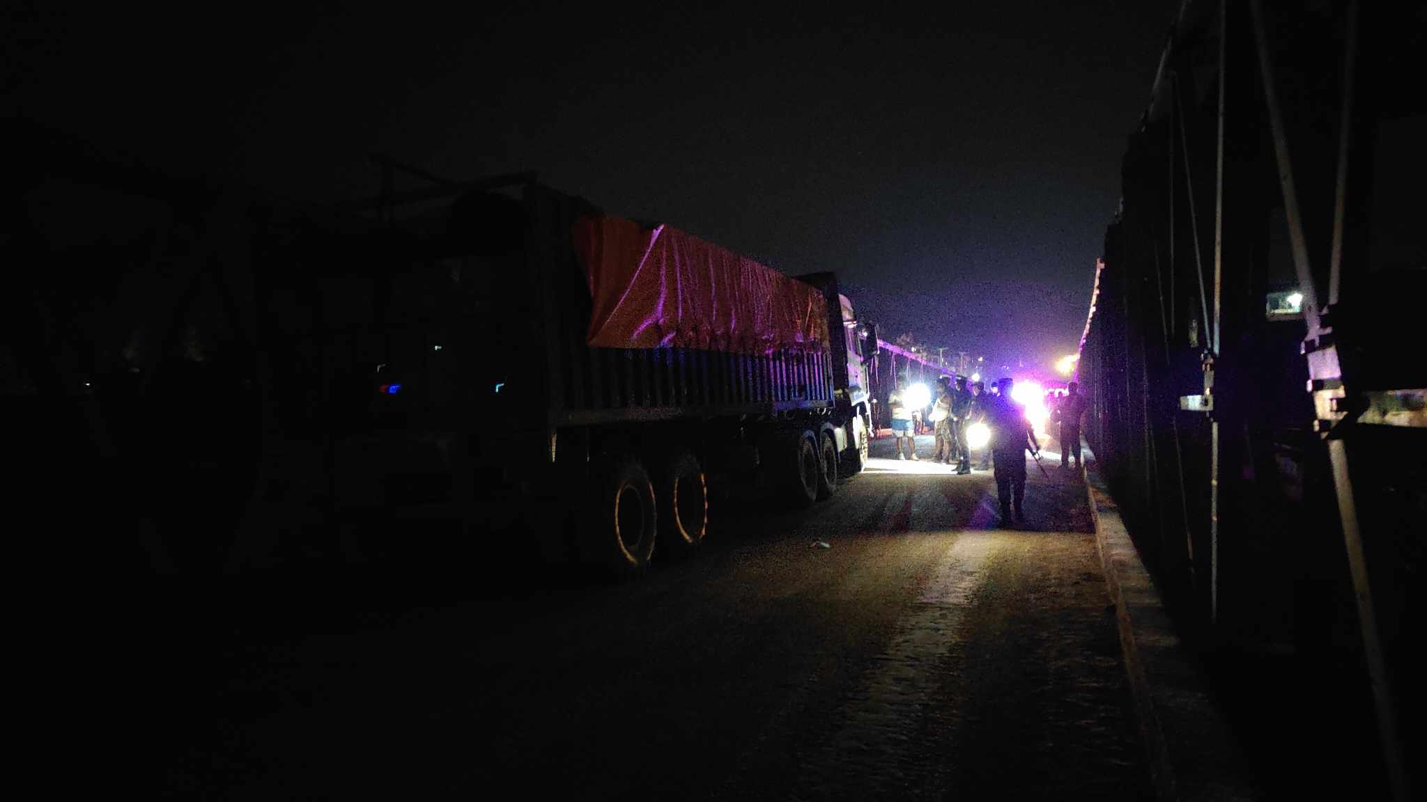 East-West Highway blocked in Nawalpur