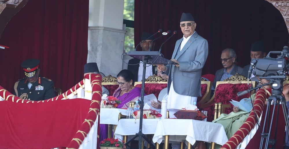 Republic was earned through sacrifice, not gifted: PM Oli