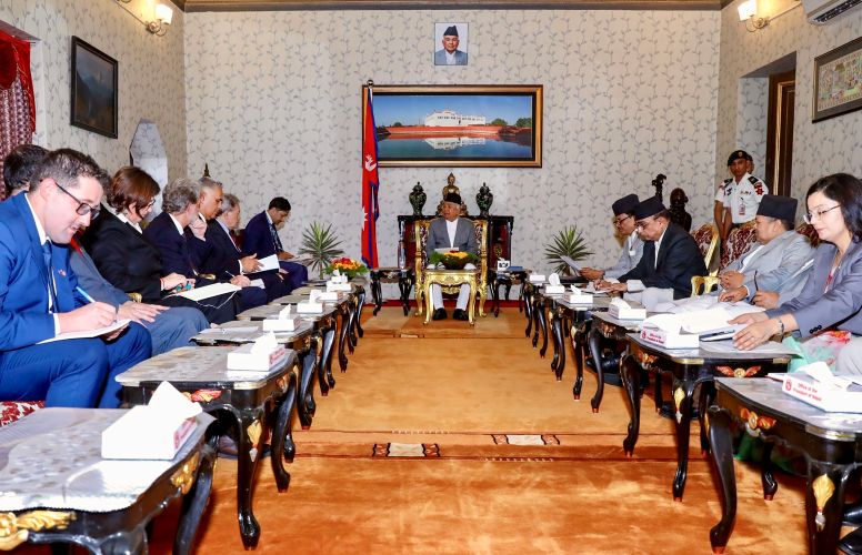 New Zealand Deputy PM Peters calls on President Paudel