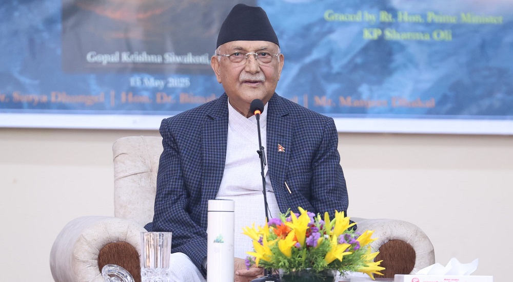Nepal’s economy is heading in a positive direction: PM Oli