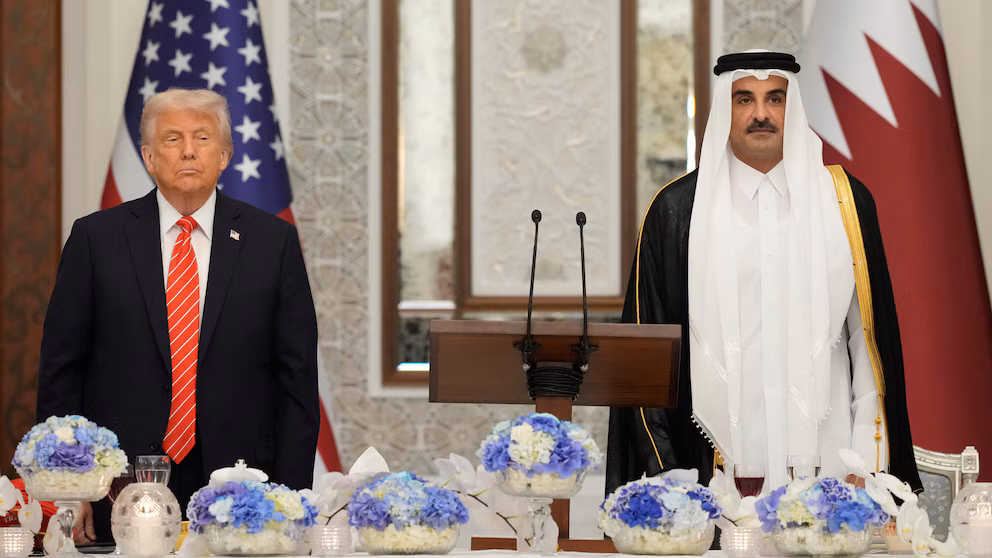 Trump to visit US troops in Qatar as he rejects America’s ‘interventionist’ past in region
