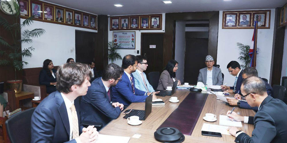Finance Minister Poudel, IMF Mission Chief hold talks on sixth ECF loan review