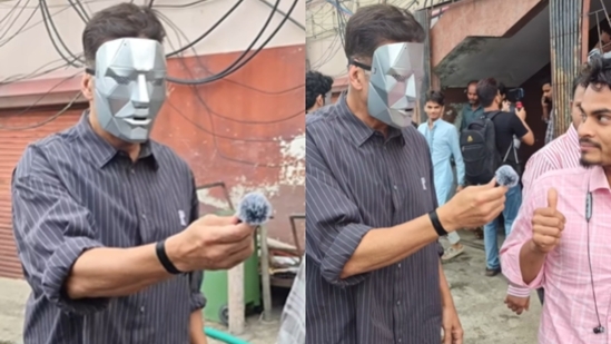Akshay Kumar goes undercover to collect public reviews of ‘Housefull 5’ outside Mumbai’s Bandra theatre