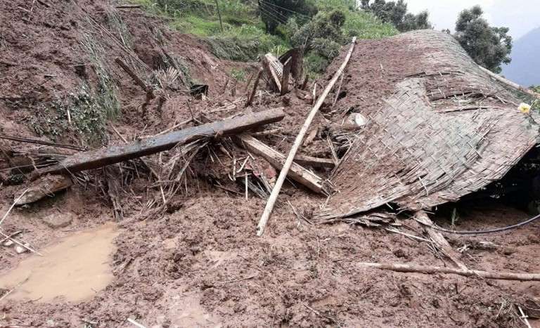Landslide in Lamjung kills one, injures three