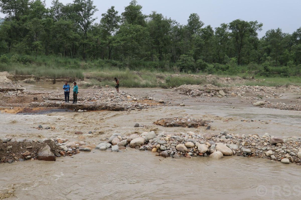 Six major roads blocked by floods and landslides across Nepal