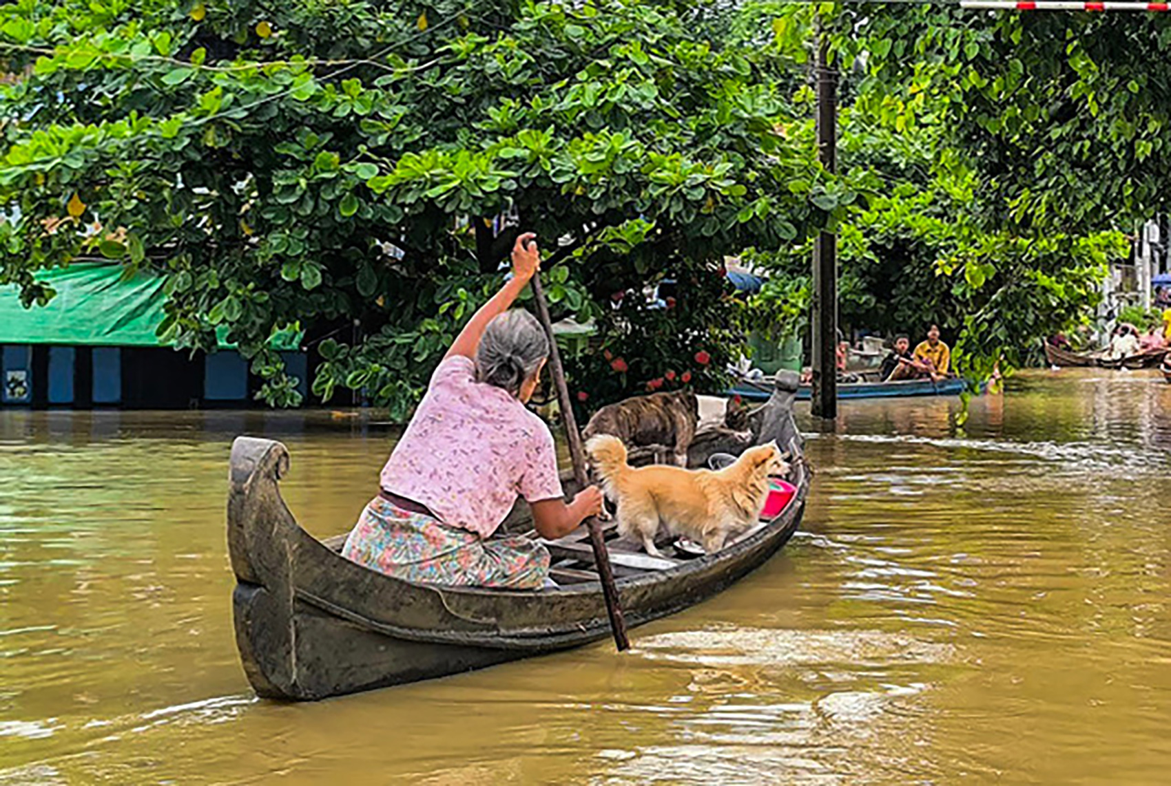 Rising Ayeyarwady River displaces over 1,000 households in northern Myanmar