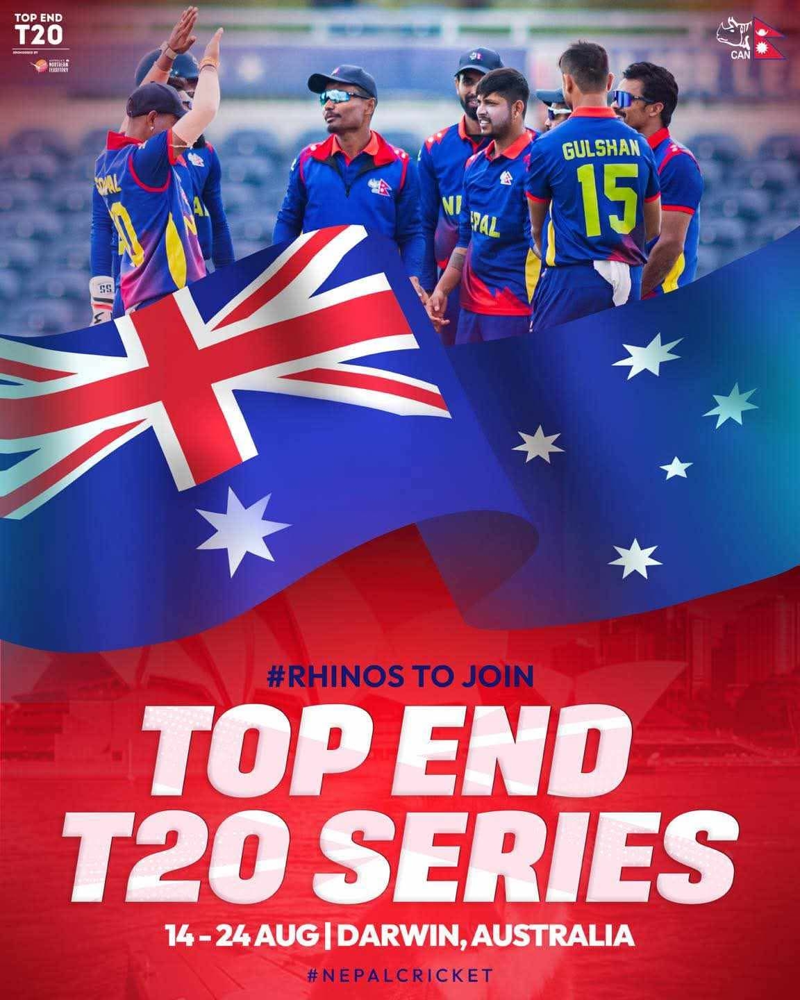 Nepal to play T20 series in Australia