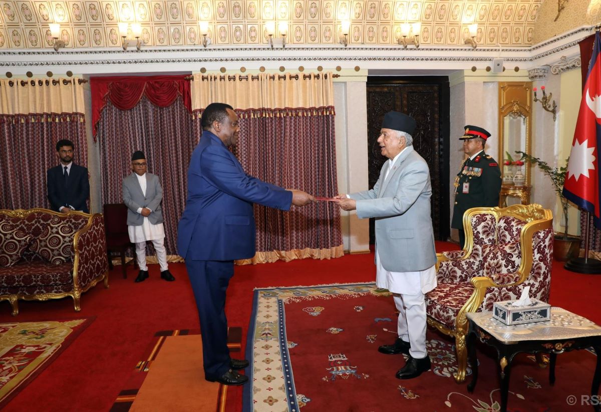 New ambassadors present credentials to Prez Paudel