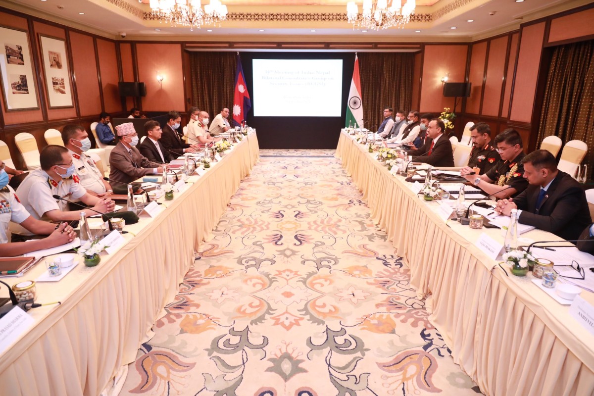 16th meeting of Nepal-India Consultative Group on security issues concludes