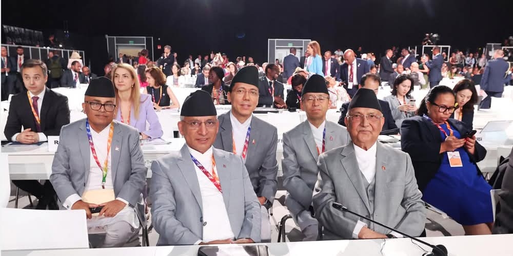 PM Oli attends UN’s Financing for Development Conference in Spain