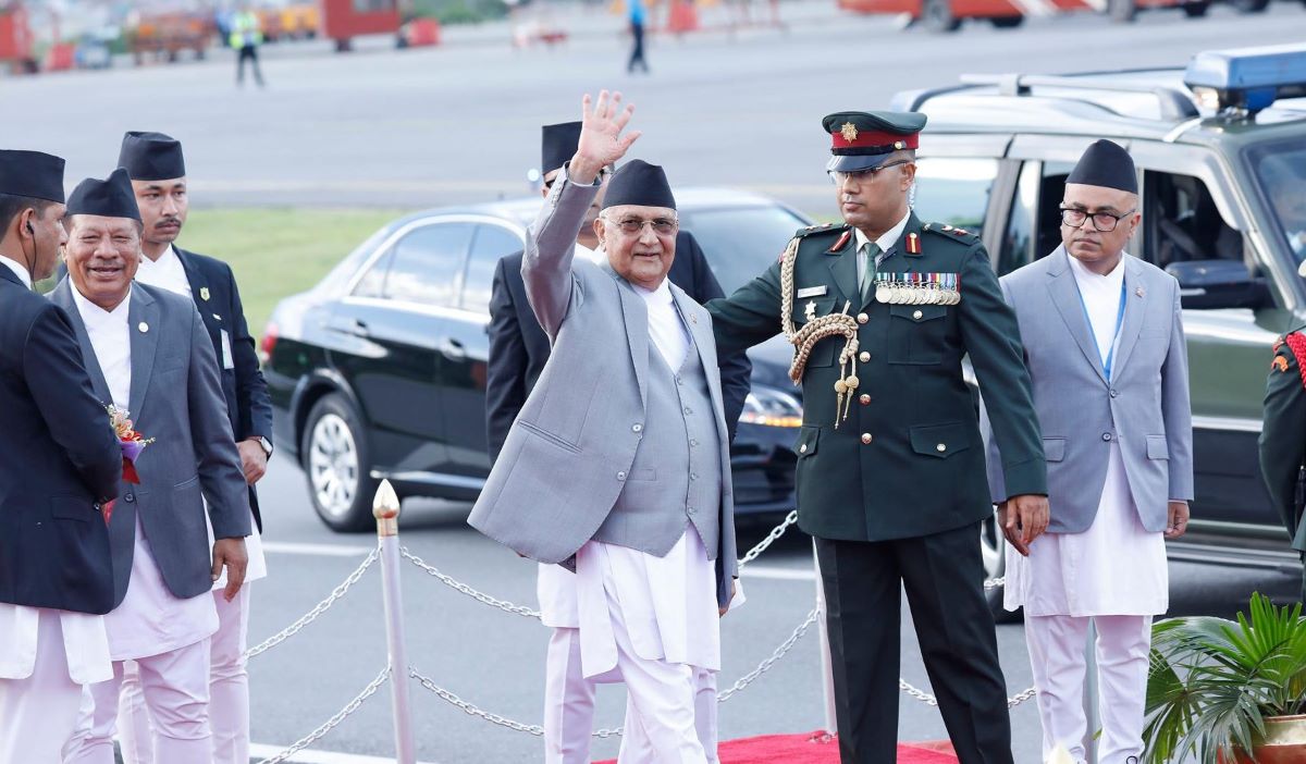 PM Oli leaves for Spain to attend UN Conference on Financing for Development