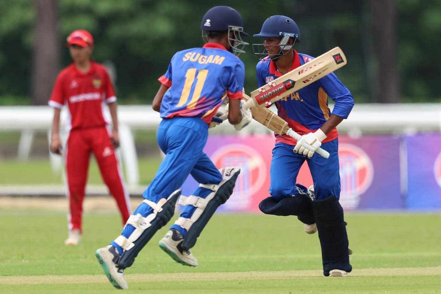 ACC U-16 East Zone Cup: Nepal set massive 421-run target against Indonesia