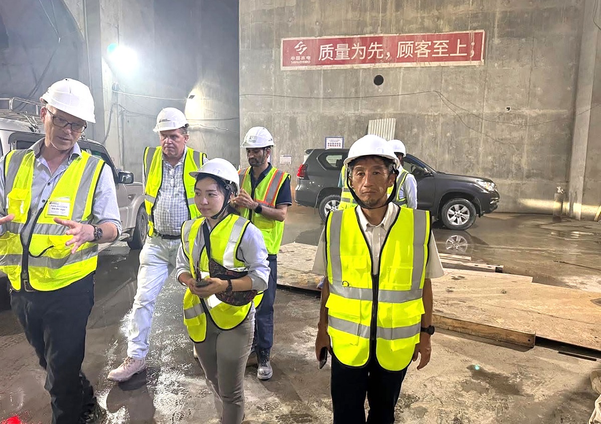 JICA team inspects progress of 140 MW Tanahun Hydropower Project