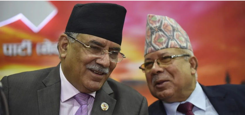 Prachanda and Madhav Nepal hold talks to break parliamentary deadlock