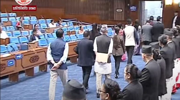 RSP walks out of Parliament as ruling party MPs take floor